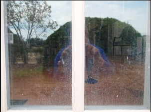 window cleaning hard water stains